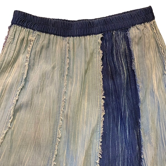John Mark tye dyed panel boho skirt - Picture 6 of 6